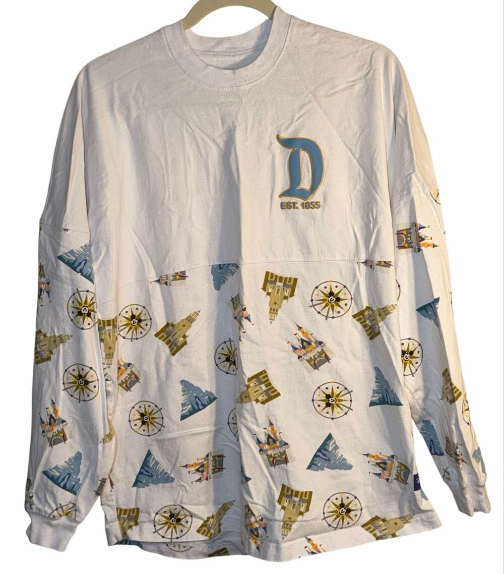 Disneyland Resort Est. 1955 Spirit Jersey White Print Medium